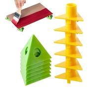 Pirámides Para Pintura | 6 Piezas Tripode Triangular de Carpinteria,Minitripodes de Conos para Soportar y Verter Pintura sobre Lienzos - para Acabado de Madera de Puertas de Muebles, Secado por