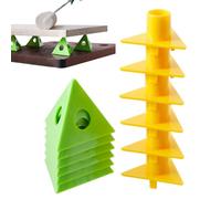 Pirámides Para Pintura | 6 Piezas Tripode Triangular de Carpinteria - Minitripodes de Conos para Soportar y Verter Pintura sobre Lienzos,para Puertas Gabinetes Secado Barnizado por Spray Acaba