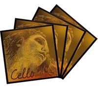 Pirastro 332020 Evah Pirazzi GOLD Cello Juego, medio