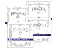 Pirastro 347000 Original Flat-Chrome Bass (Solo) Juego, medio