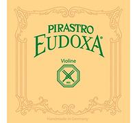 Pirastro Eudoxa - Juego de cuerdas para violín, tamaño mediano, hechas a mano, cuerdas de primera calidad para estudiantes profesionales y avanzados, accesorio de repuesto tradicional