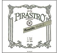 Pirastro Piranito - Juego de cuerdas de violín de tamaño 3/4-1/2, cuerdas de acero de calibre medio, extremo de bola, accesorio de repuesto ideal para estudiantes violinistas
