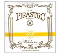 Pirastro Wondertone Gold Label Series - Cuerda para violín E, tamaño 4/4, extremo de bola mediano