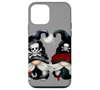 Pirat Gnomes Couple with Skull Hat Wooden Leg and Hook GNOME Carcasa para iPhone 12 Mini