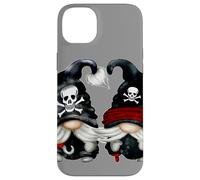 Pirat Gnomes Couple with Skull Hat Wooden Leg and Hook GNOME Carcasa para iPhone 14 Plus
