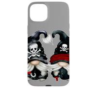 Pirat Gnomes Couple with Skull Hat Wooden Leg and Hook GNOME Carcasa para iPhone 15 Plus