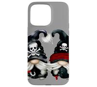Pirat Gnomes Couple with Skull Hat Wooden Leg and Hook GNOME Carcasa para iPhone 15 Pro MAX