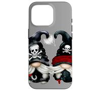Pirat Gnomes Couple with Skull Hat Wooden Leg and Hook GNOME Carcasa para iPhone 16 Pro