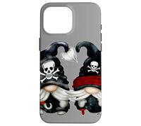 Pirat Gnomes Couple with Skull Hat Wooden Leg and Hook GNOME Carcasa para iPhone 16 Pro MAX