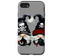 Pirat Gnomes Couple with Skull Hat Wooden Leg and Hook GNOME Carcasa para iPhone SE (2020) / 7/8