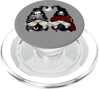 Pirat Gnomes Couple with Skull Hat Wooden Leg and Hook GNOME PopSockets PopGrip para MagSafe