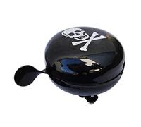 Pirat XXL Ding Dong - Timbre para bicicleta, 80 mm, color negro