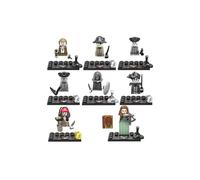 (pirata(.101)) Mini bloques de construcción de soldados de la Marina Imperial Militar, figuras de piratas