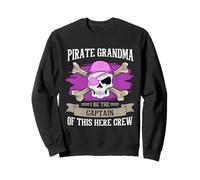 Pirata Abuela Caribe Capitán Abuela Pirata Sudadera