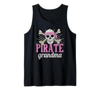 Pirata Abuela Caribe Ladrón De Mar Abuela Pirata Camiseta sin Mangas
