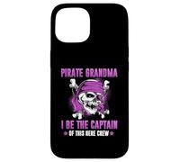 Pirata Abuela Caribe Soy Capitán Abuela Pirata Carcasa para iPhone 15