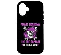 Pirata Abuela Caribe Soy Capitán Abuela Pirata Carcasa para iPhone 16