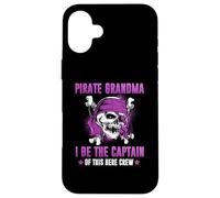 Pirata Abuela Caribe Soy Capitán Abuela Pirata Carcasa para iPhone 16 Plus