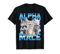 Pirata cómico y sarcástico de Cat Sigma Alpha Male Camiseta