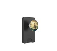 Pirata Corgi navegando una Taza de té Gigante a través del océano PopSockets PopWallet para MagSafe