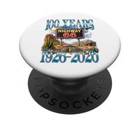 Pirata de 100 años del Centenario de la autopista 66 1926-2026 PopSockets PopGrip Adhesivo