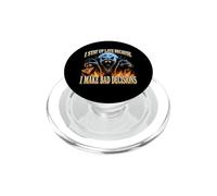 Pirata de Humor Divertido de noctámbulos de Racoons I Stay' Up Late PopSockets PopGrip para MagSafe