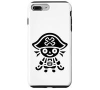 Piratas de calavera de Minimalista simple pirata Carcasa para iPhone 7 Plus/8 Plus