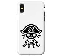 Piratas de calavera de Minimalista simple pirata Carcasa para iPhone X/XS