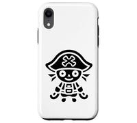 Piratas de calavera de Minimalista simple pirata Carcasa para iPhone XR