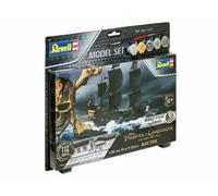 Piratas De Caribe Disney La Perla Negro The Black Pearl Plástico Kit 1:150 Set