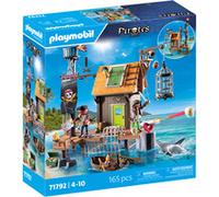 PLAYMOBIL | Pirates | Puerto Pirata con prisión de corsarios | Figuras de Piratas | Juguetes Piratas | Juguete para niños y niñas a Partir de 4 años | 71792