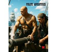 Pirate Adventures: An Epic Coloring Book for Treasure Hunters: 50 Detailed Illustrations for Creative Fun and High-Seas Adventures