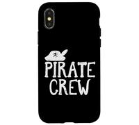Pirate Crew Funny Team Squad Group Matching Hombres Mujeres Niños Carcasa para iPhone X/XS