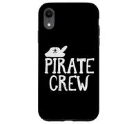 Pirate Crew Funny Team Squad Group Matching Hombres Mujeres Niños Carcasa para iPhone XR