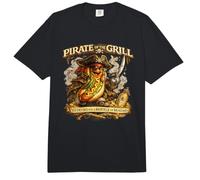 Pirate of The Grill Hot Dog Maestro de la Parrilla Regalo Comfort Colors Adult Heavyweight T-Shirt