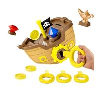Pirate Ship Diving Toys - Treasure Hunt Water Game, Pool Dive Set With Keys Gems | Underwater Adventure Play, Vacation Water Park Birthday Holiday Party Boy Girl Child Teen