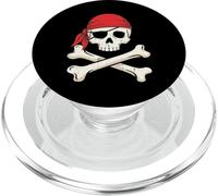 Pirate Skull Crossbones Jolly Roger Vintage Hombres Mujeres Niños PopSockets PopGrip para MagSafe