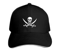 Pirate Skull Gorra de béisbol Unisex Ajustable Sport Sandwich Cap Trucker Hats Classic Hip Hop Peaked Hat para Hombres y Mujeres
