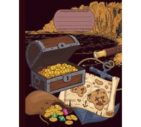 Pirate Treasure Composition Notebook - Wide Ruled: TreasureTide Collection - Gold & Treasure Chest Design: Fun Journal for Boys, Kids & Teen Boys - Great for School, Writing & Adventures