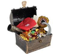 Pirate Treasure Kids - Accesorios para niños para Disfraz de Pirata, de Juego de Caza del Tesoro, Juego de Cosplay Resistente, Regalos de inconfundibles con temática | Maravillosa