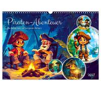 Piraten-Abenteuer - Die Reise zum verborgenen Schatz (Wandkalender 2027 DIN A3 q