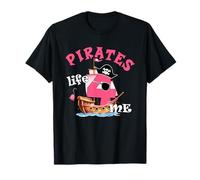 Pirates Life 4 Me Fiesta de 4º Cumpleaños Niña de Cuatro Años Camiseta