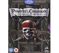 Pirates of the Caribbean 1-4 Boxset [Reino Unido] [Blu-ray]