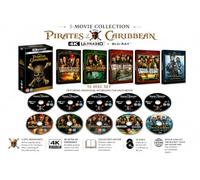 Pirates of the Caribbean 5-Movie Collection - 4K Ultra HD + Blu-ray - 10-Disc Collector’s Set with Individual Digibooks - All Discs Region Free