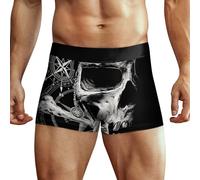 Pirates Skull Compass - Calzoncillos tipo bóxer transpirables con gráficos para hombre, Multicolor, 3XL