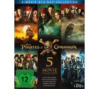 Pirates von Caribbean 1-5 Box (Blu-ray) Johnny Depp Jack Davenport
