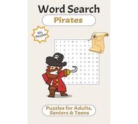 Pirates Word Search: Word Searches with Easy to Read Print about Pirates, Treasure, and More | 6x9 inches, 110 pages, 55 Puzzles | Gifts for Nautical ... | Great for Holidays, Free Time, & More!