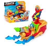PIRATIX Adventure World Octo Fury - Barco Pirata Pulpo con Poderes Ocultos. Incluye 1 Barco Pirata, 1 Piratix Exclusivo, 1 Accesorio, 1 Bandera, 1 Tesoro Exclusivo y 1 proyectil