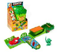 PIRATIX Beast Fortress Crocodile-Fortaleza en Forma de Cocodrilo.Libera al Piratix,Revela el Personaje en la Piscina y Alimenta a la bestia.Contiene Playset,1 Figura Color Reveal Exclusiva,1 Accesorio