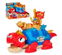 PIRATIX King Turtle - Tortuga articulada para capturar Piratix y con un cofre para guardar tesoros. Contiene 1 cocodrilo,1 tesoro exclusivo, 2 tesoros dorados extras, 1 Piratix exclusivo y 1 accesorio